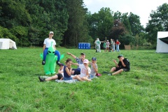 Die Kinder beim Spiel der HalbleiterInnen